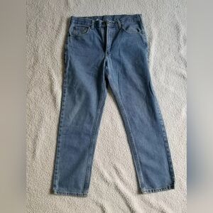 Carhartt Men's Straight Leg Medium Wash Blue Denim Jeans 34x30 No Tags
